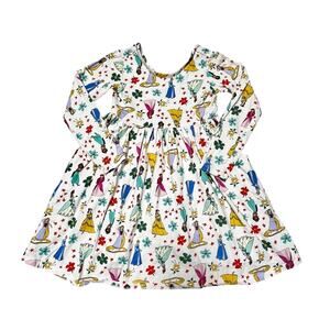 Hanna Andersson Disney Princess Skater Dress Size 6/7